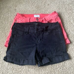 2 pairs Celebrity Pink shorts